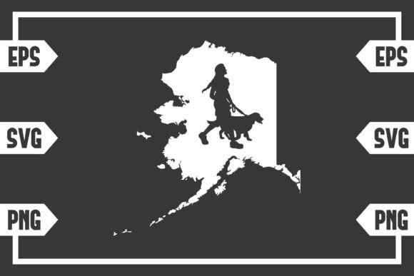 Alaska - Female with Dog