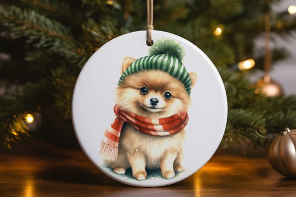 Christmas Dog Ornament 2