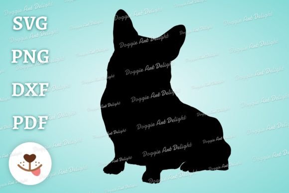 Corgi Silhouette Clipart Svg