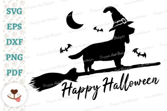 Fun Halloween Dog Design for Embroidery