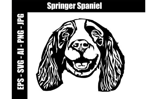 Springer Spaniel SVG AI EPS PNG