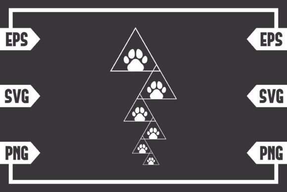 Triangles - Dog Paw