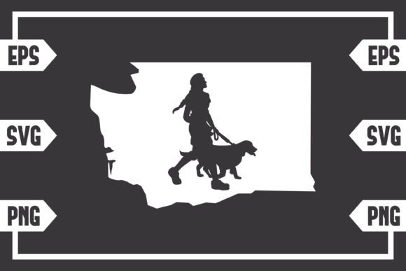 Washington Female with Dog