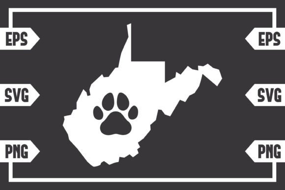 West Virginia - Dog Paw